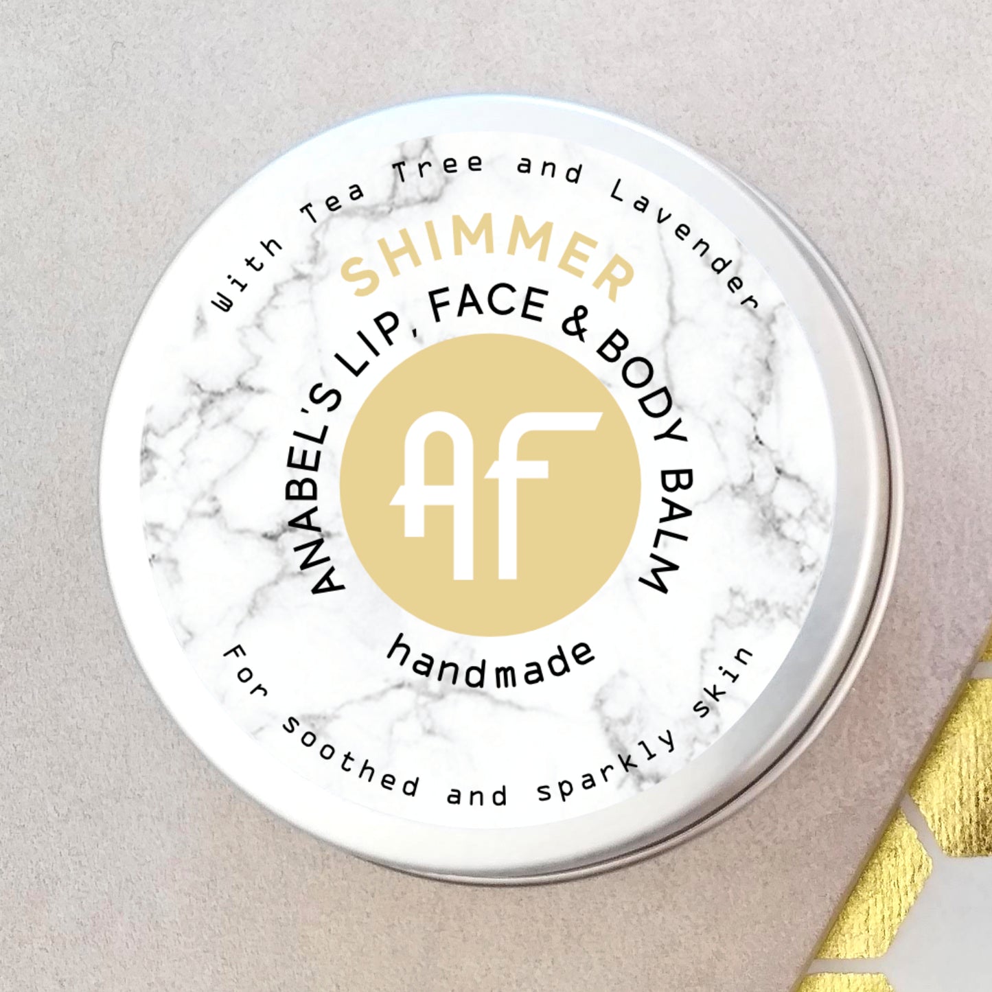 Organic Lip, Face and Body Balm Shimmer