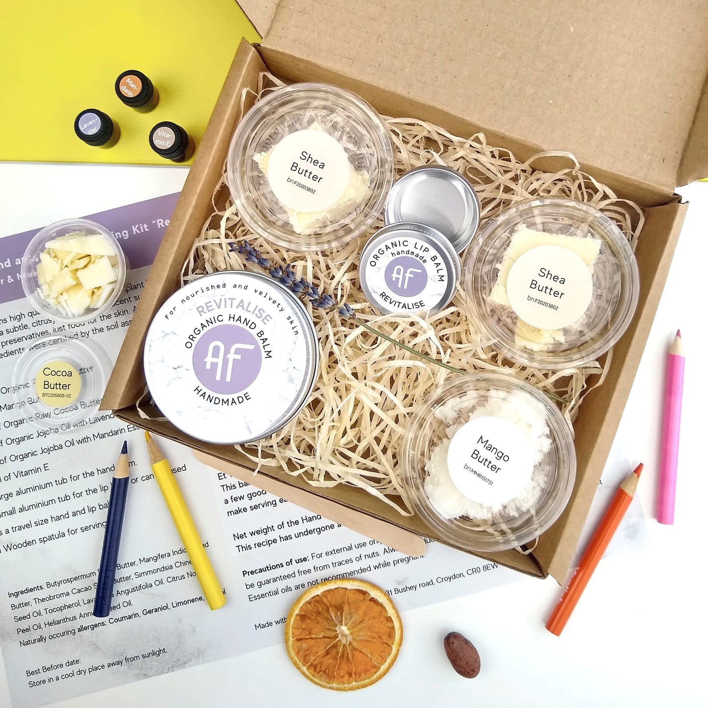 Personalised 'Thank you Teacher' Hand and Lip Balm Making kit