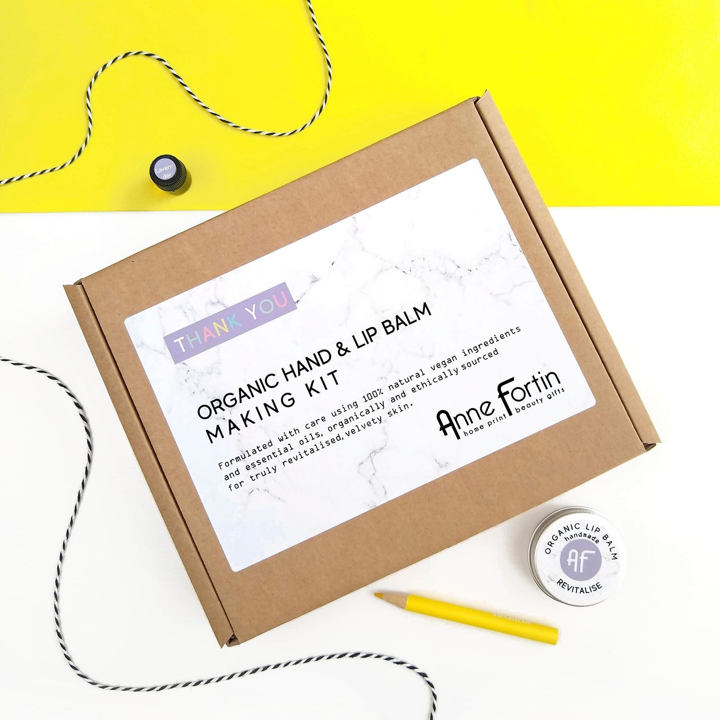 Personalised 'Thank you Teacher' Hand and Lip Balm Making kit