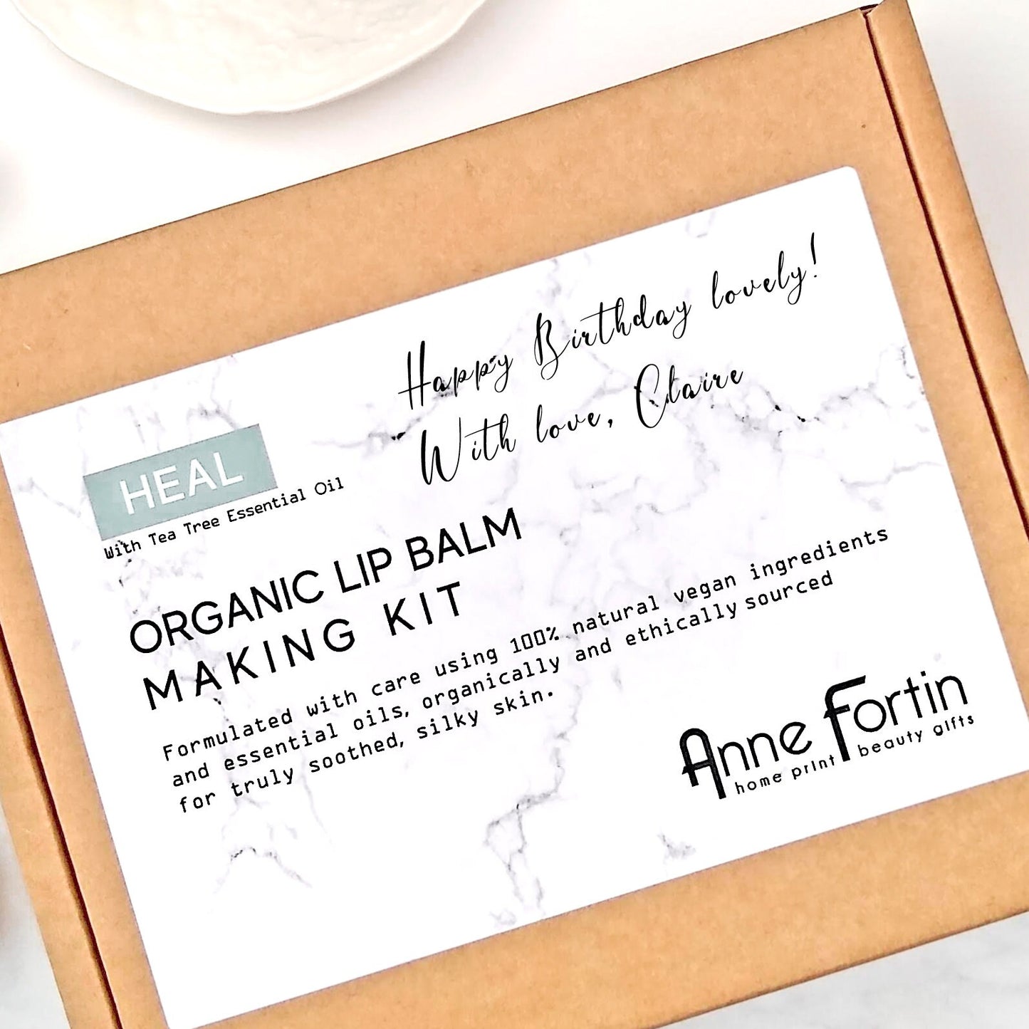 Organic Lip Balm Making kit Heal