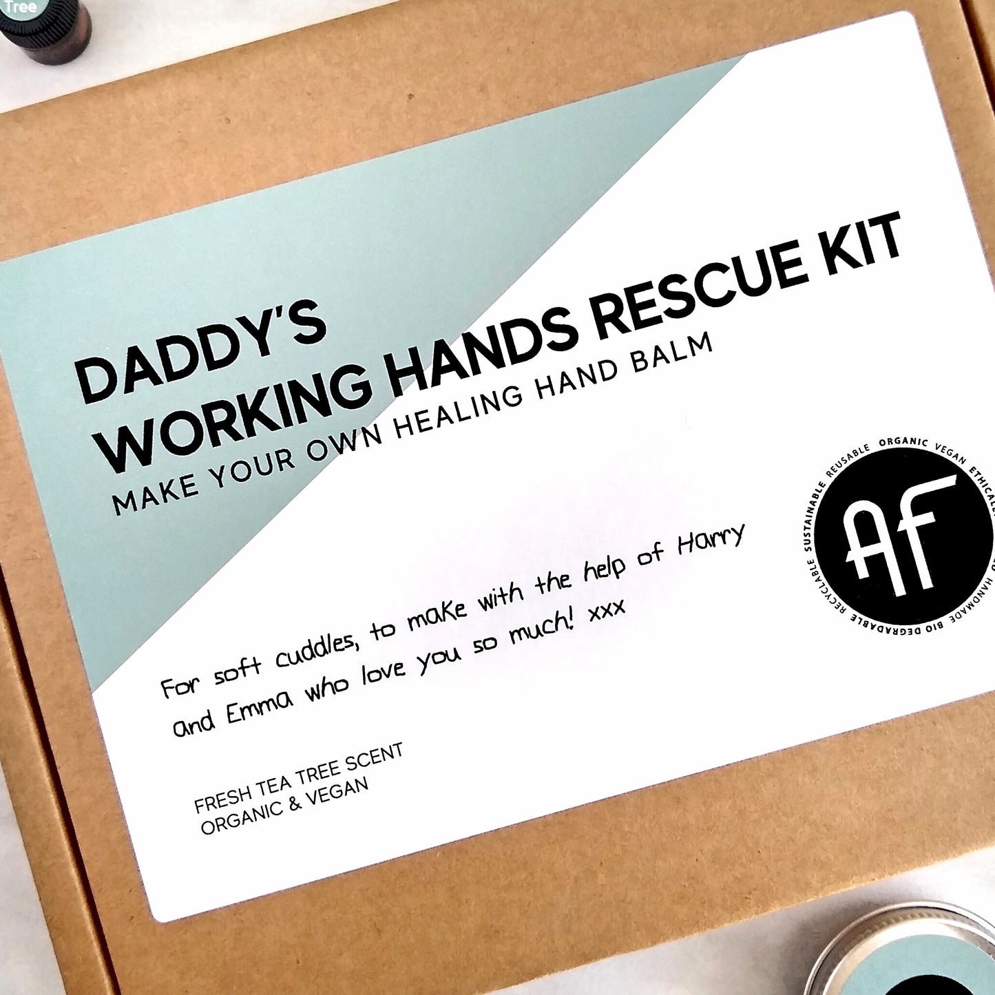 Personalised Daddy’s DIY Working Hands Rescue Kit